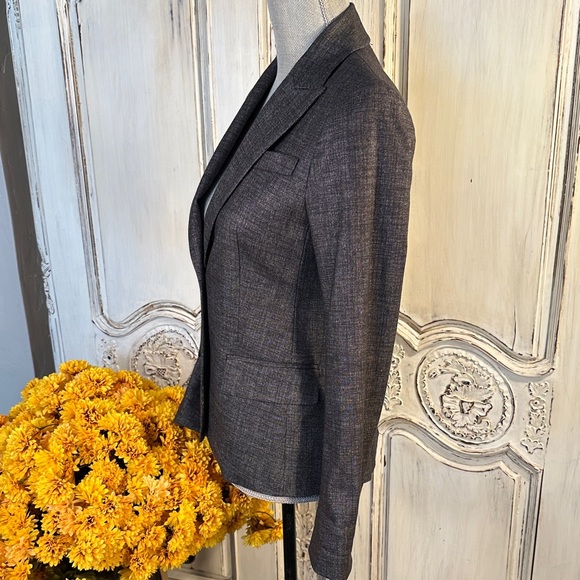 Theory Elegant Black and White Women's Blazer - Picture 9 of 12